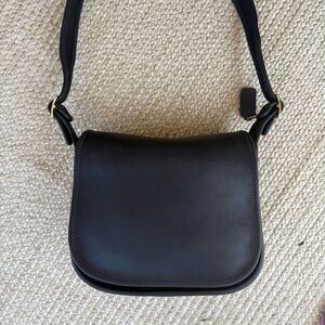 Vintage Coach Classic Black Pouch Bag 9170 ✨Rare✨
